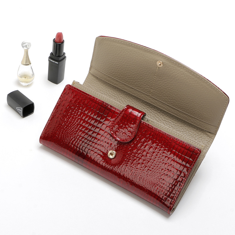 Brand patent leather fashion women's bag real leather bag lady handbag guangzhou wallet amazon Tmall special supply of goods Brand patent leather fashion women's bag real leather bag lady handbag guangzhou wallet amazon Tmall special supply of goods