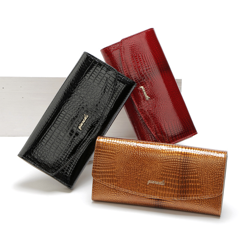 Brand patent leather fashion women's bag real leather bag lady handbag guangzhou wallet amazon Tmall special supply of goods Brand patent leather fashion women's bag real leather bag lady handbag guangzhou wallet amazon Tmall special supply of goods