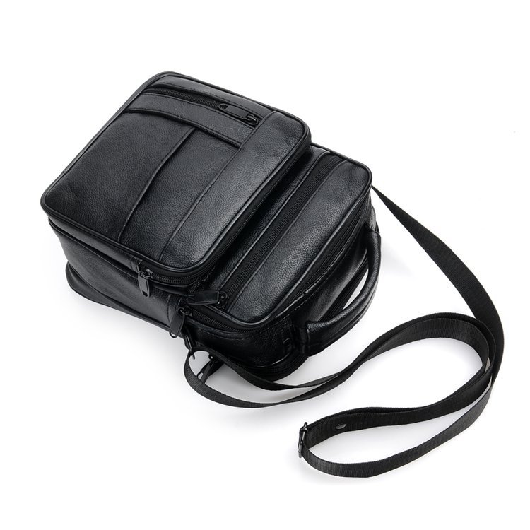 RealLeather Bag Shoulder Bag Men&#039;s Business Handheld Briefcase Casual Messenger Bag Real Cow Leather Backpack Whole
