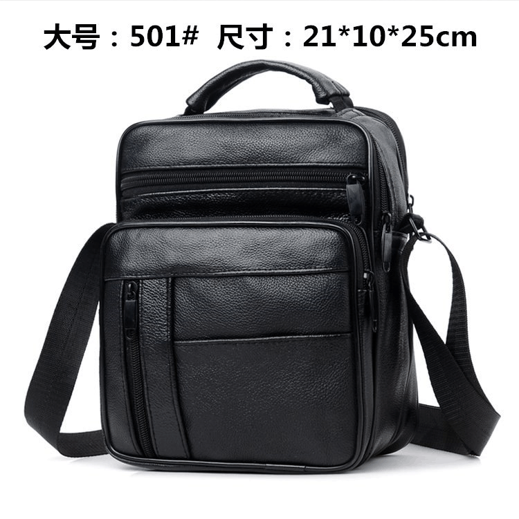 RealLeather Bag Shoulder Bag Men&#039;s Business Handheld Briefcase Casual Messenger Bag Real Cow Leather Backpack Whole