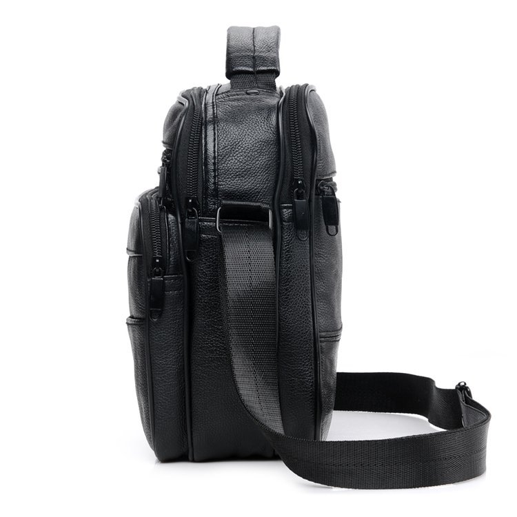RealLeather Bag Shoulder Bag Men&#039;s Business Handheld Briefcase Casual Messenger Bag Real Cow Leather Backpack Whole