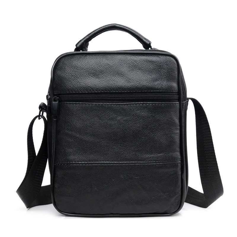 RealLeather Bag Shoulder Bag Men&#039;s Business Handheld Briefcase Casual Messenger Bag Real Cow Leather Backpack Whole