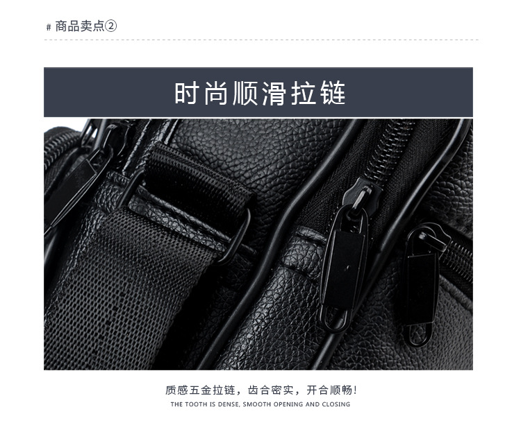 RealLeather Bag Shoulder Bag Men's Business Handheld Briefcase Casual Messenger Bag Real Cow Leather Backpack Whole