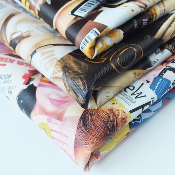 Printed camouflage patterns artificial leather