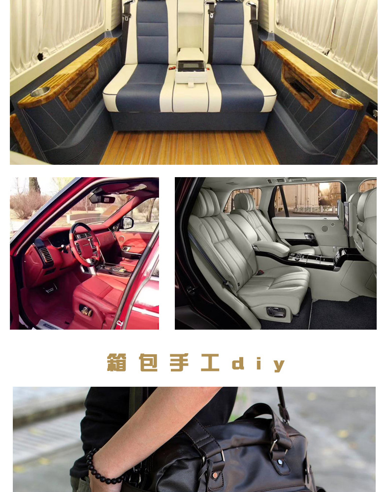 Factory in Stock Wholesale 0.7pu Large Litchi Leather Fabric Sofa Seat Cushion Bedside Soft Upholstery Background Wall Artificial Leather