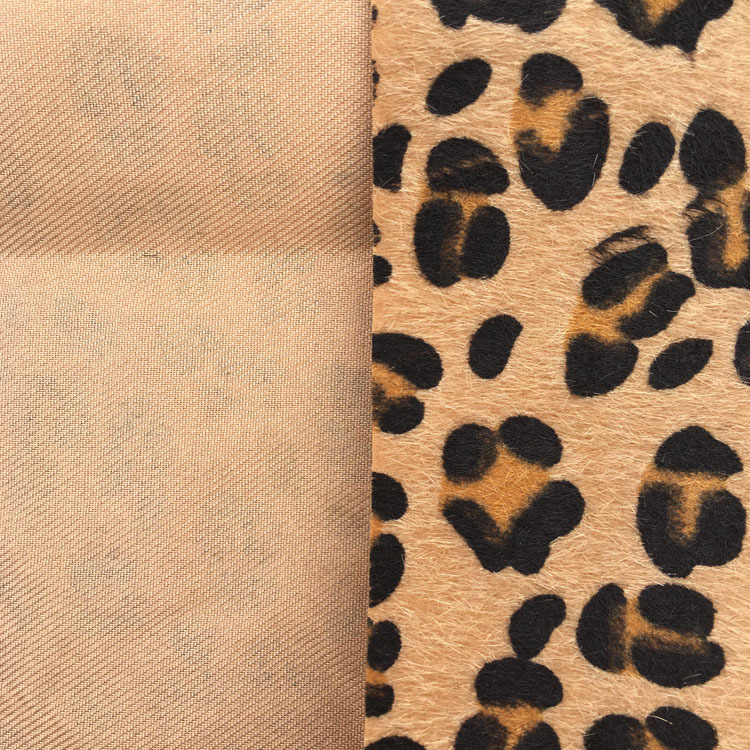 Horse Hair Leopard Leather Bags Shoes and Hats Crafts Ornament Clothing Factory Direct Sales Decorative Furniture Artificial Leather