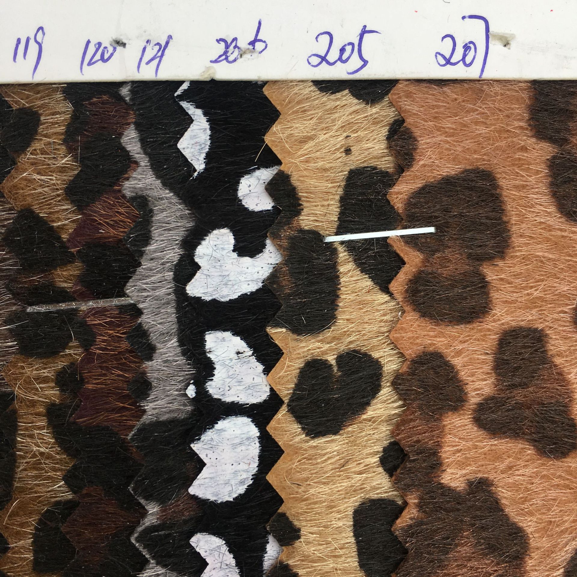 Horse Hair Leopard Leather Bags Shoes and Hats Crafts Ornament Clothing Factory Direct Sales Decorative Furniture Artificial Leather
