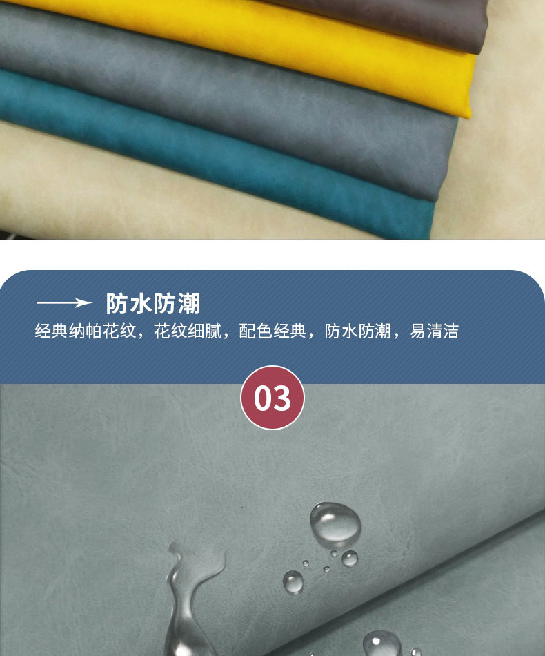 Wholesale PU Leather European Standard Vintage Matte Leather Fabric Sofa Cushion Soft Upholstery and Hard Upholstery Background Wall Imitation Leather Artificial Leather