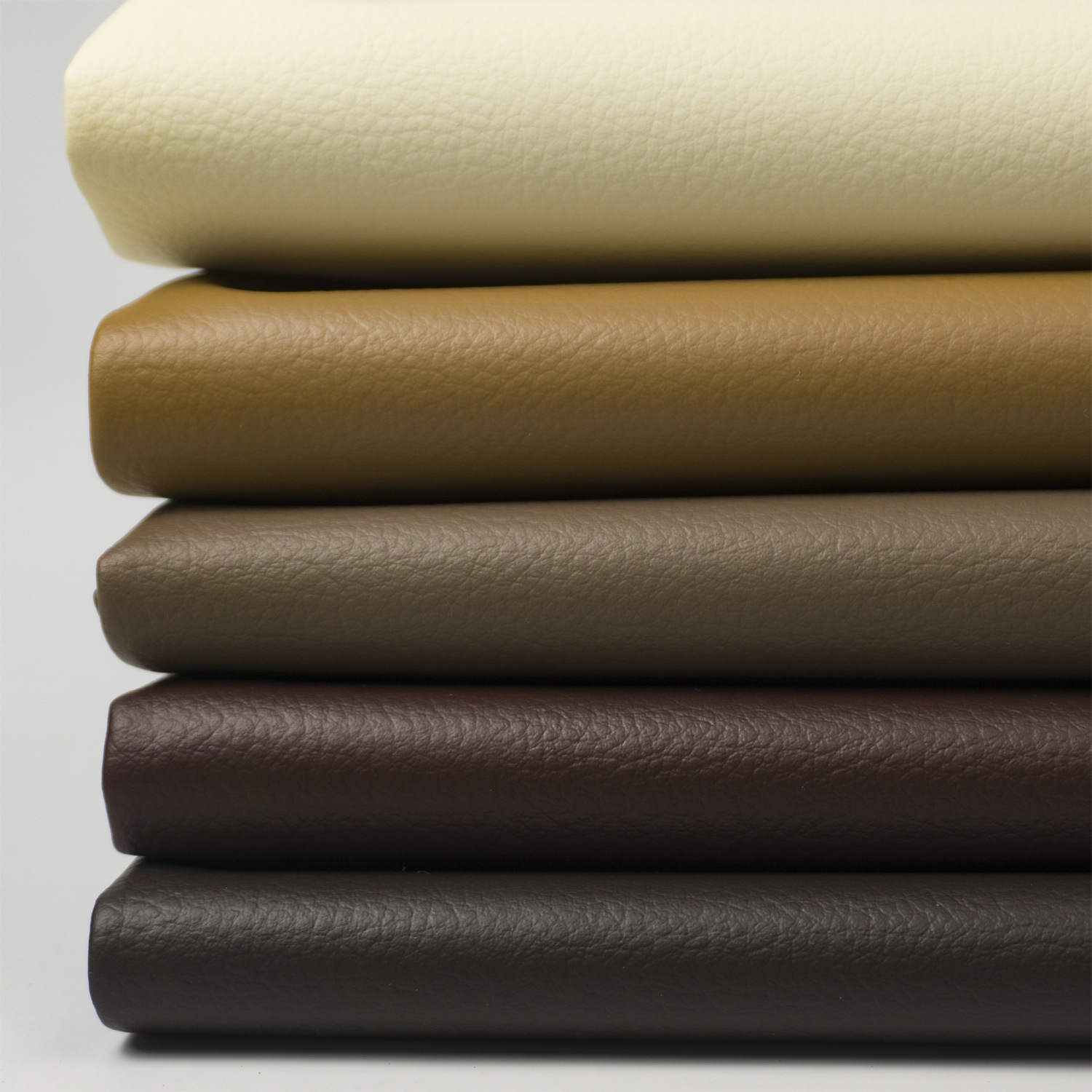Wholesale Semi-PU Leather Small Lychee Pattern British Standard Flame Retardant Leather Fabric Skin Feeling Sofa Cushion Soft Upholstery and Hard Upholstery Artificial Leather
