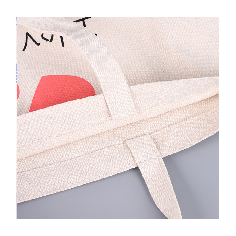 Printed Canvas Bag Customized Student Training Advertising Canvas Bag Shopping Portable Canvas Bag Customized Logo