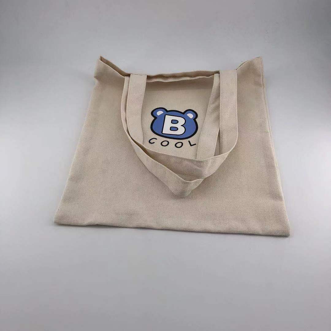 Factory Direct Sales Canvas Bag Environmental Protection Handbag Shopping Bag Women&#039;s Shoulder Bag Cotton and Linen Cotton Bag Can Also Be Customized