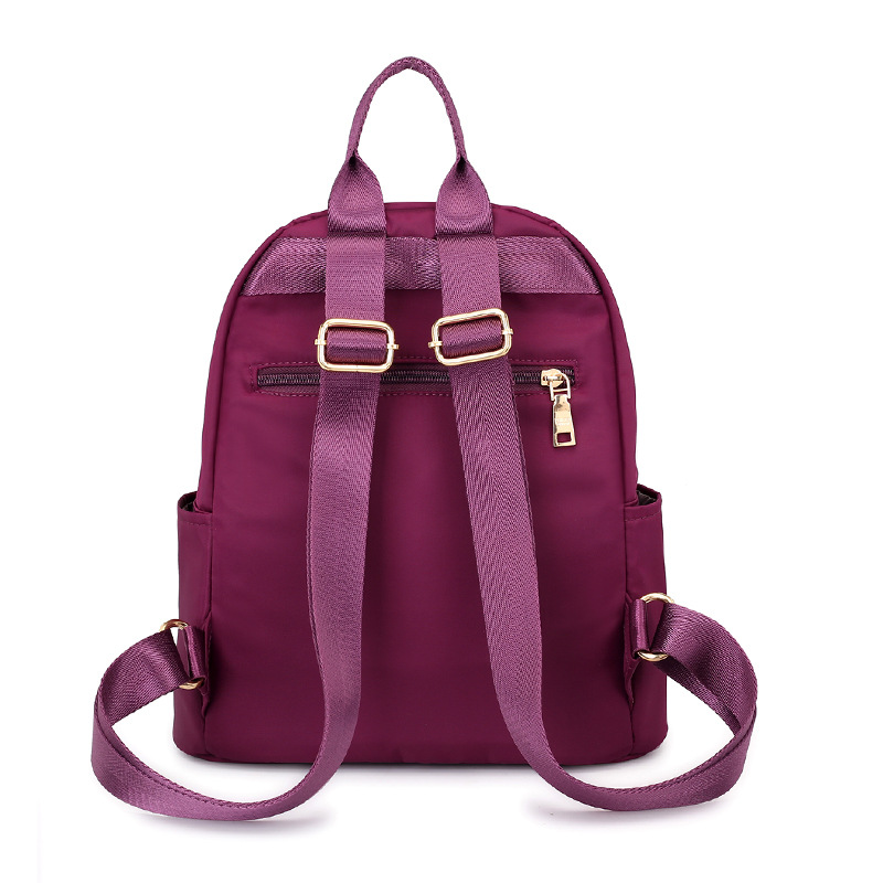 New Women&#039;s Backpack Korean Style Casual All-Matching Backpack Nylon Oxford Cloth Women&#039;s Bag Canvas Bag Travel Backpack