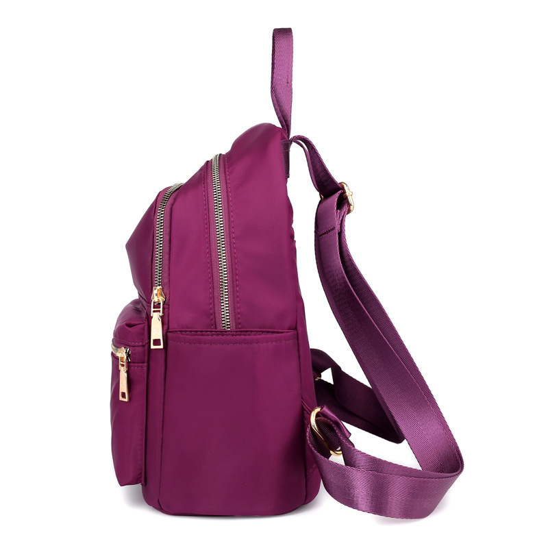 New Women&#039;s Backpack Korean Style Casual All-Matching Backpack Nylon Oxford Cloth Women&#039;s Bag Canvas Bag Travel Backpack