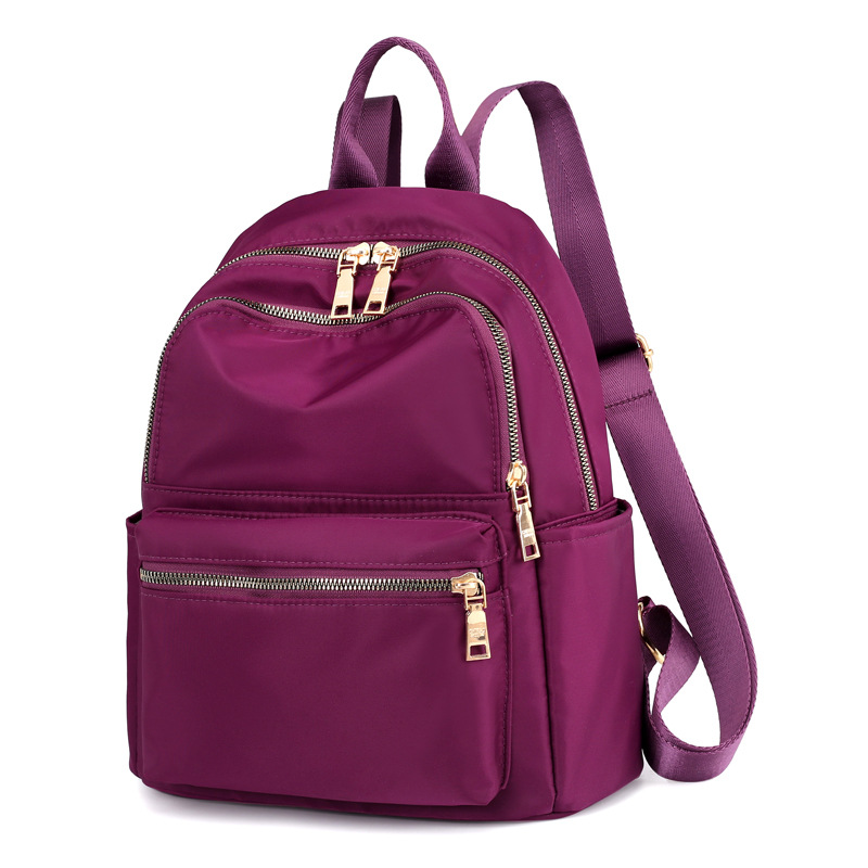 New Women&#039;s Backpack Korean Style Casual All-Matching Backpack Nylon Oxford Cloth Women&#039;s Bag Canvas Bag Travel Backpack