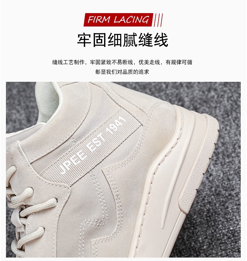 Autumn 2020 Hight-Top Trendy Shoes Sports Artificial Leather + Canvas Skate Shoes Retro Street Cool Casual Breathable Men's Shoes