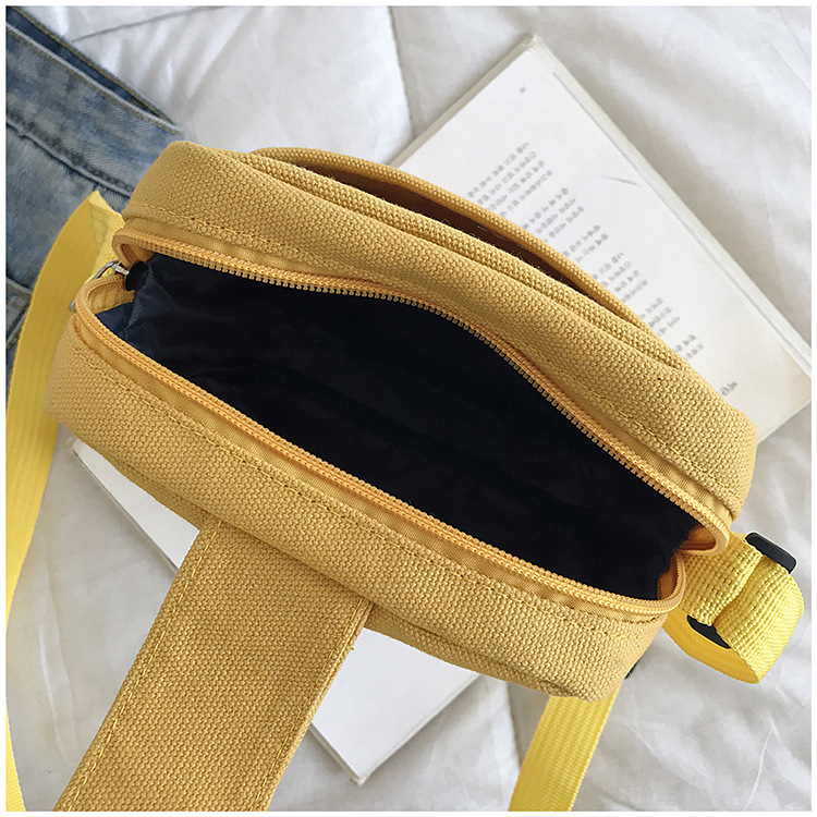 Korean Ins College Style Girl Canvas Bag Japanese Style Students Literary Crossbody Bag Cute Sesame Street Shoulder Bag Korean Ins College Style Girl Canvas Bag Japanese Style Students Literary Crossbody Bag Cute Sesame Street Shoulder Bag