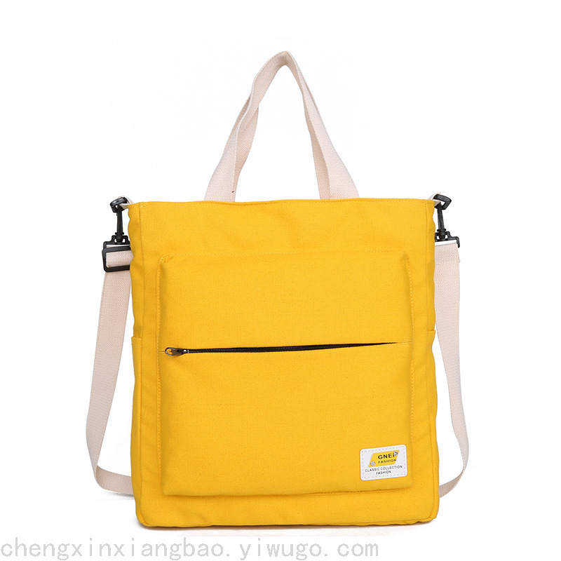 New Women&#039;s Canvas Reticule Canvas Bag Eco-friendly Shopping Bag Bag Trendy Women&#039;s Bags One Piece Dropshipping