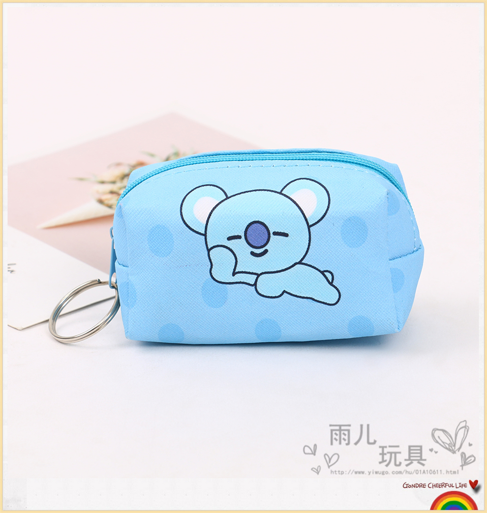 Korean Ins Cartoon Girl Coin Purse Female Cute Portable Student Change Small Canvas Bag Zipper Bag Korean Ins Cartoon Girl Coin Purse Female Cute Portable Student Change Small Canvas Bag Zipper Bag