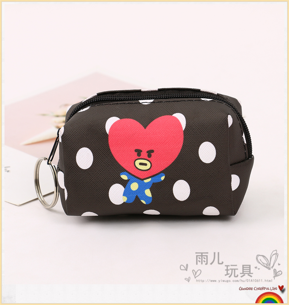 Korean Ins Cartoon Girl Coin Purse Female Cute Portable Student Change Small Canvas Bag Zipper Bag Korean Ins Cartoon Girl Coin Purse Female Cute Portable Student Change Small Canvas Bag Zipper Bag