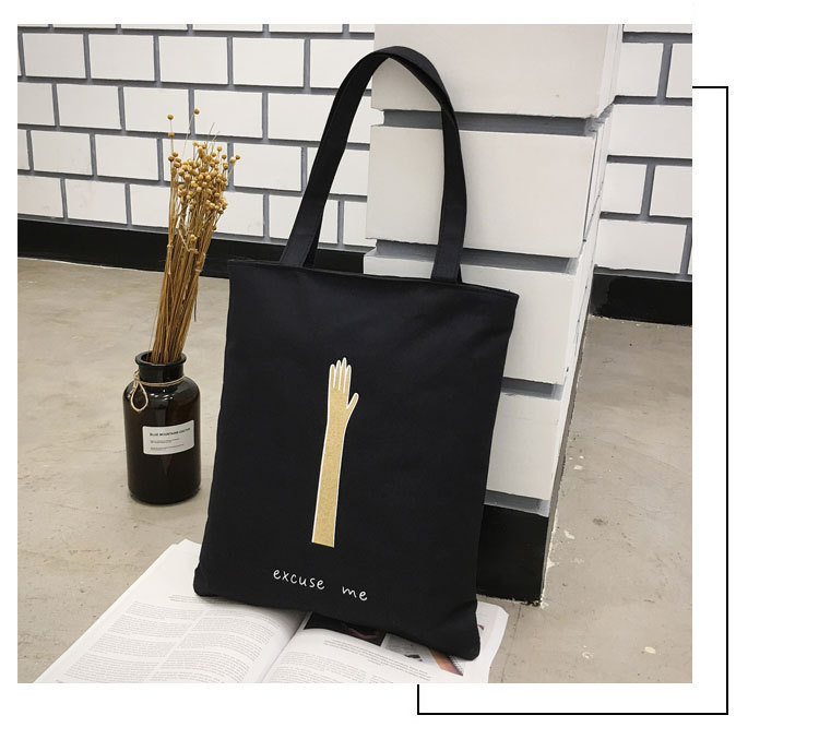 Canvas Bag Japanese and Korean Simple Artistic Student Bag Fashion Personality Canvas Handbag Student Tuition Bag