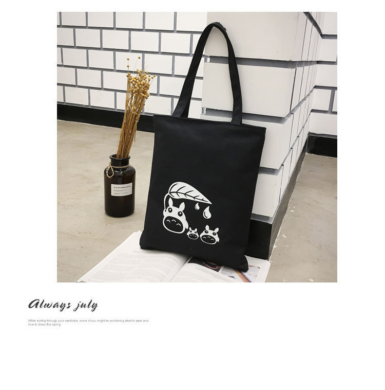 Canvas Bag Japanese and Korean Simple Artistic Student Bag Fashion Personality Canvas Handbag Student Tuition Bag
