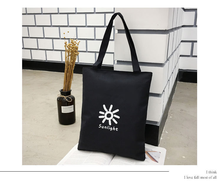 Canvas Bag Japanese and Korean Simple Artistic Student Bag Fashion Personality Canvas Handbag Student Tuition Bag