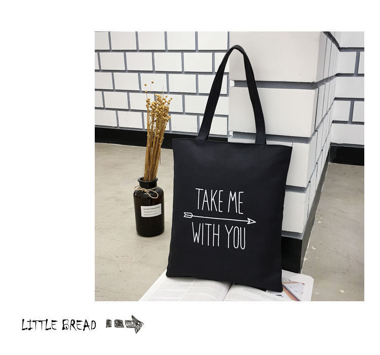 Canvas Bag Japanese and Korean Simple Artistic Student Bag Fashion Personality Canvas Handbag Student Tuition Bag