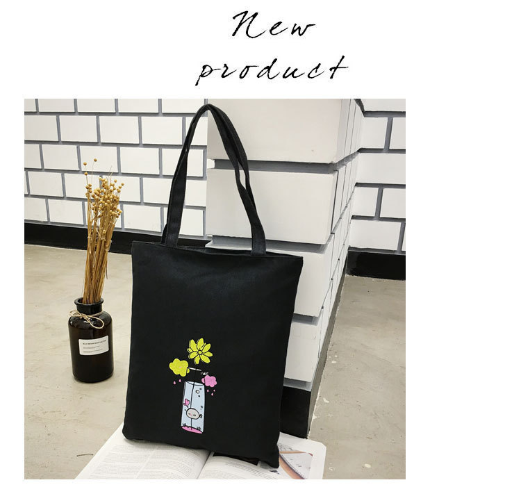 Canvas Bag Japanese and Korean Simple Artistic Student Bag Fashion Personality Canvas Handbag Student Tuition Bag