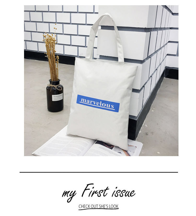 Canvas Bag Japanese and Korean Simple Artistic Student Bag Fashion Personality Canvas Handbag Student Tuition Bag