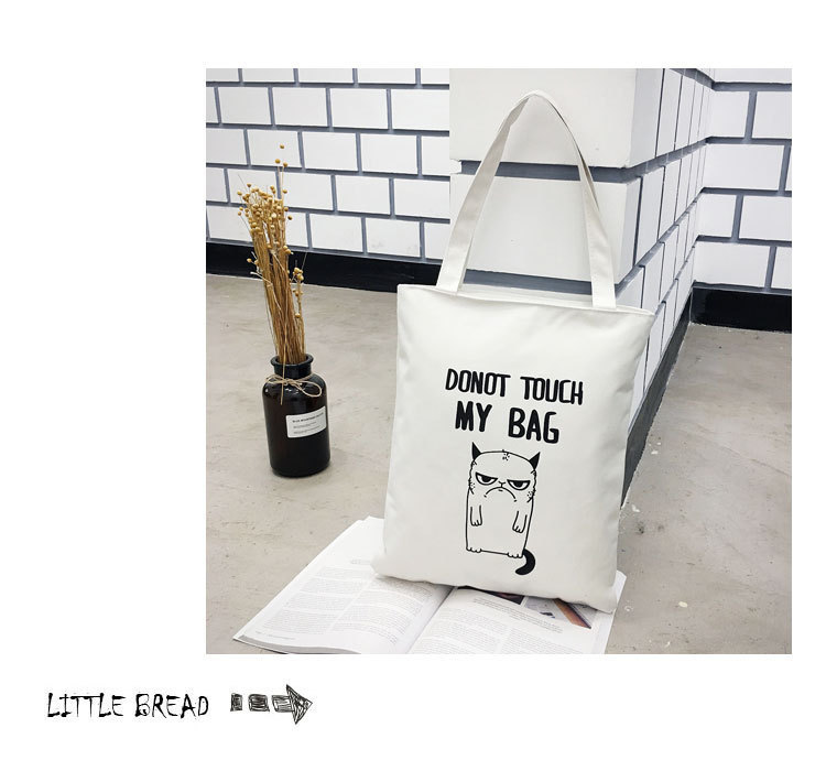 Canvas Bag Japanese and Korean Simple Artistic Student Bag Fashion Personality Canvas Handbag Student Tuition Bag