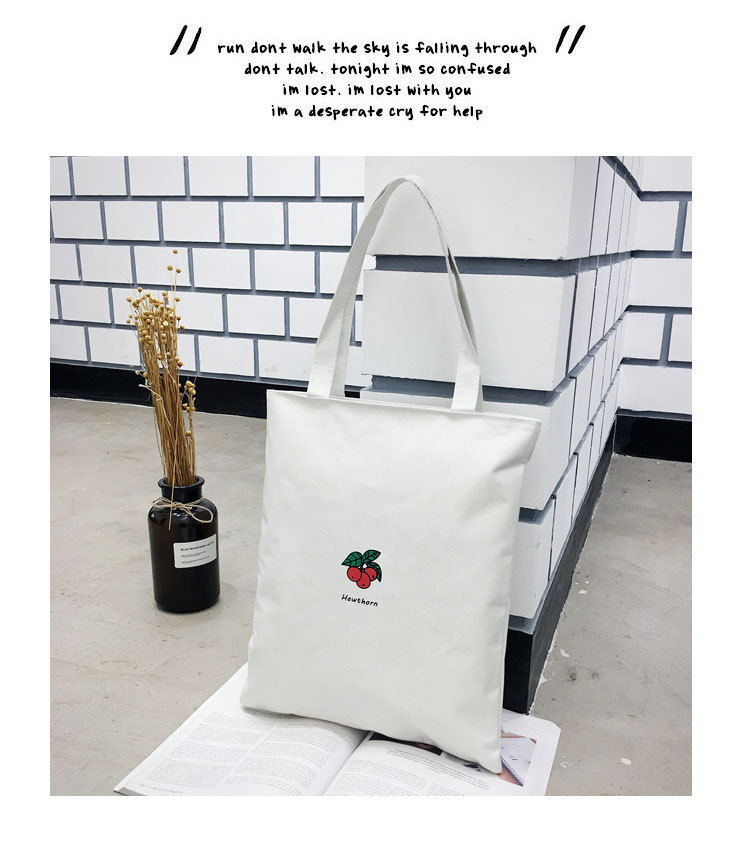 Canvas Bag Japanese and Korean Simple Artistic Student Bag Fashion Personality Canvas Handbag Student Tuition Bag