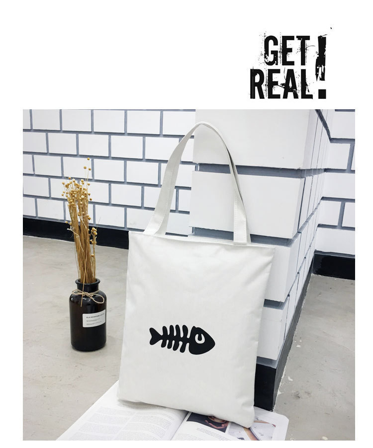 Canvas Bag Japanese and Korean Simple Artistic Student Bag Fashion Personality Canvas Handbag Student Tuition Bag