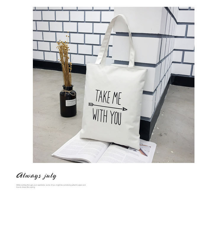 Canvas Bag Japanese and Korean Simple Artistic Student Bag Fashion Personality Canvas Handbag Student Tuition Bag
