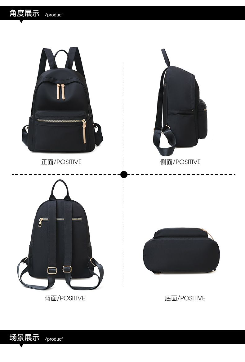 Foreign Trade Wholesale Oxford Cloth Backpack Female 2022 New Korean Style Backpack Lightweight Fashion Canvas Bag Schoolbag Foreign Trade Wholesale Oxford Cloth Backpack Female 2022 New Korean Style Backpack Lightweight Fashion Canvas Bag Schoolbag