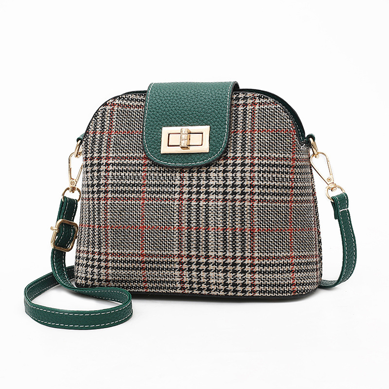 Small Bag for Women 2020 New Popular Net Red Messenger Bag Woolen Cloth Shell Bag Canvas Bag Shoulder Bag One Piece Dropshipping