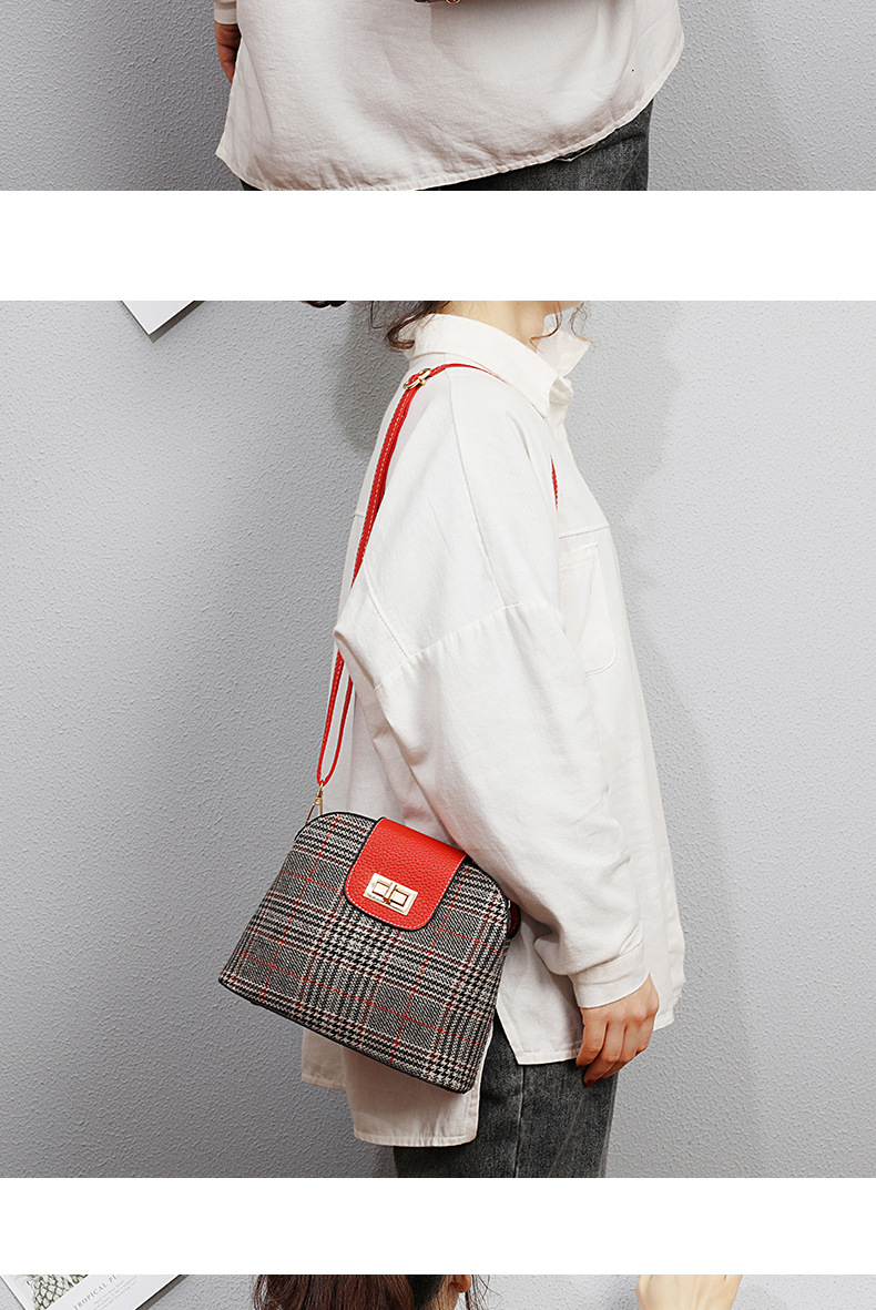 Small Bag for Women 2020 New Popular Net Red Messenger Bag Woolen Cloth Shell Bag Canvas Bag Shoulder Bag One Piece Dropshipping