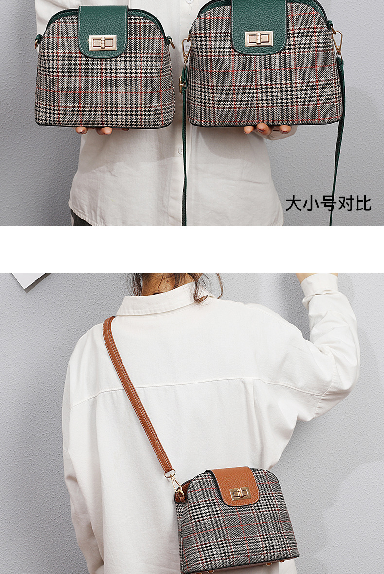 Small Bag for Women 2020 New Popular Net Red Messenger Bag Woolen Cloth Shell Bag Canvas Bag Shoulder Bag One Piece Dropshipping