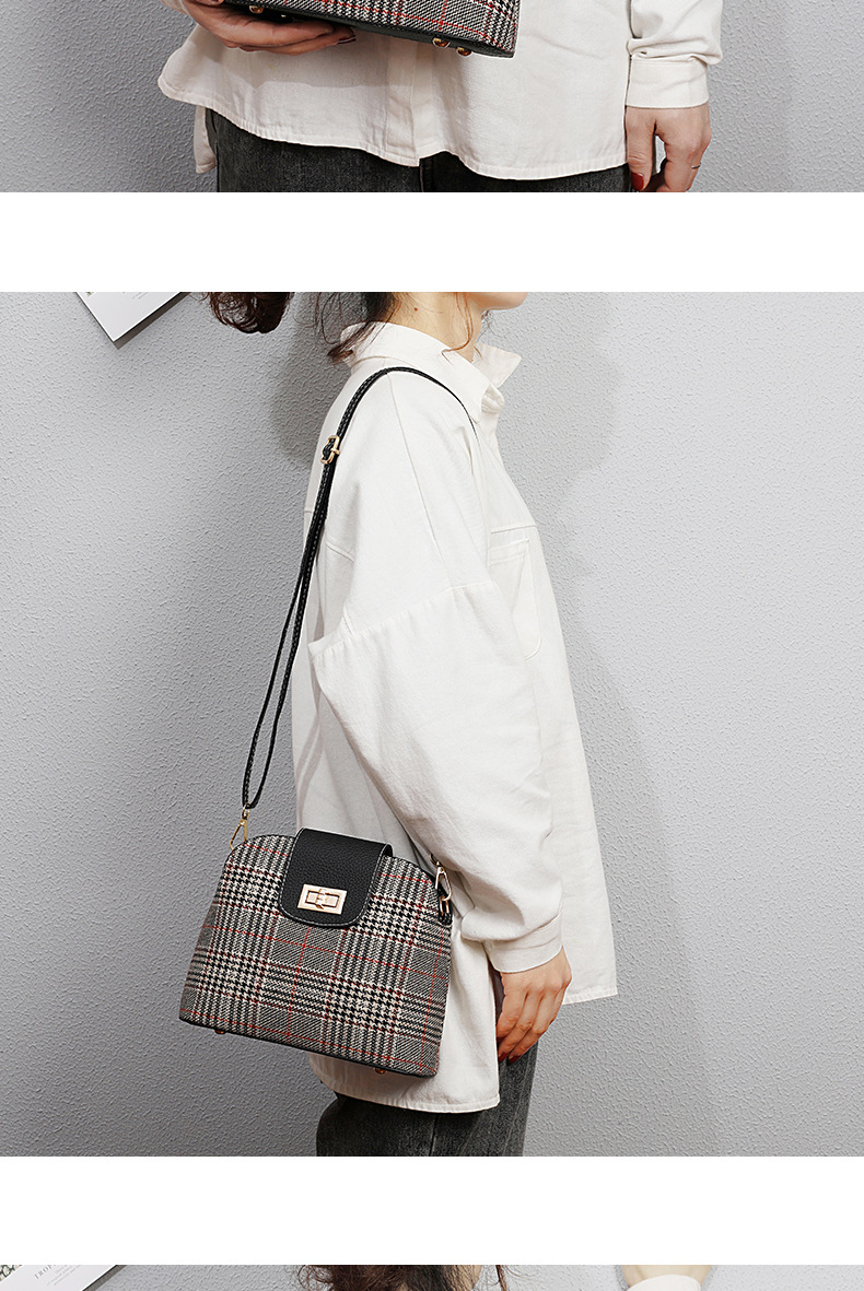 Small Bag for Women 2020 New Popular Net Red Messenger Bag Woolen Cloth Shell Bag Canvas Bag Shoulder Bag One Piece Dropshipping