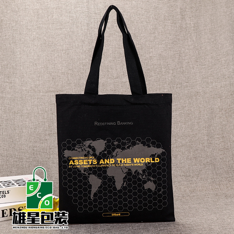 Production Customization Fashion Color Printing Shopping Portable Shoulder Cotton Bag Exquisite Canvas Bag Cotton Bag Customization