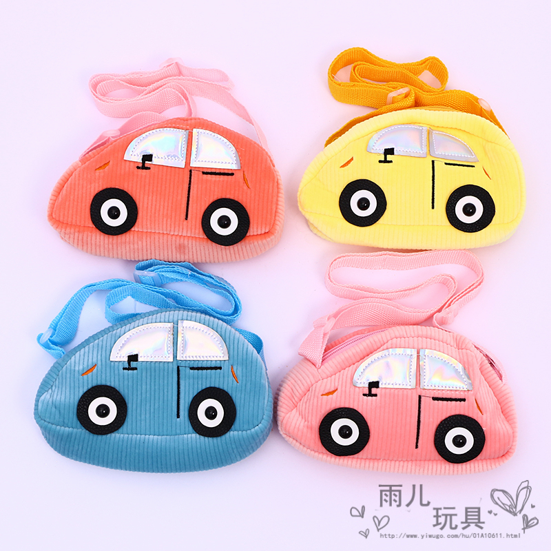 Kid&#039;s Messenger Bag Baby Car Canvas Bag Princess Small Bag Children Cross-Body Bag Boys Crossbody Small Bag