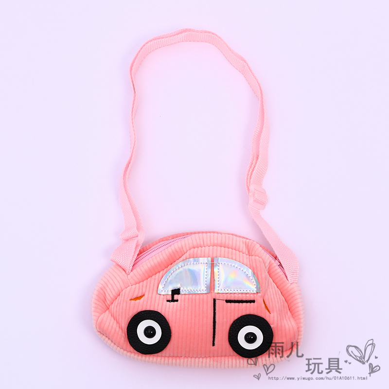 Kid&#039;s Messenger Bag Baby Car Canvas Bag Princess Small Bag Children Cross-Body Bag Boys Crossbody Small Bag