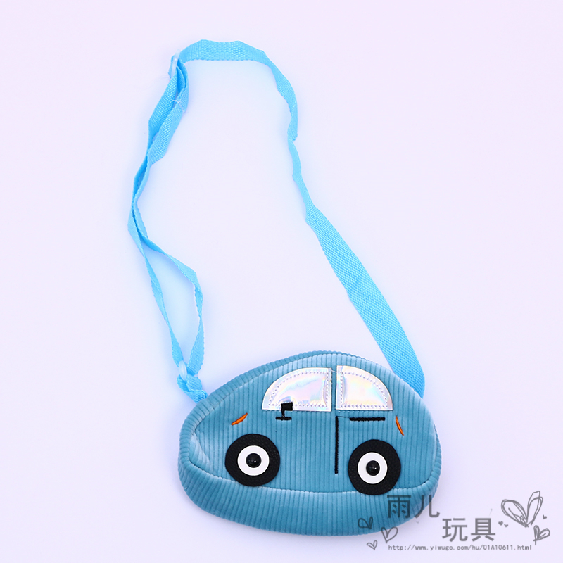 Kid&#039;s Messenger Bag Baby Car Canvas Bag Princess Small Bag Children Cross-Body Bag Boys Crossbody Small Bag