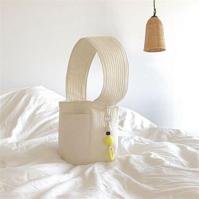 Korean Style Handmade Canvas Bag Cute Pet Bag Ulzzang Messenger Bag Women's Bag Shoulder Bag