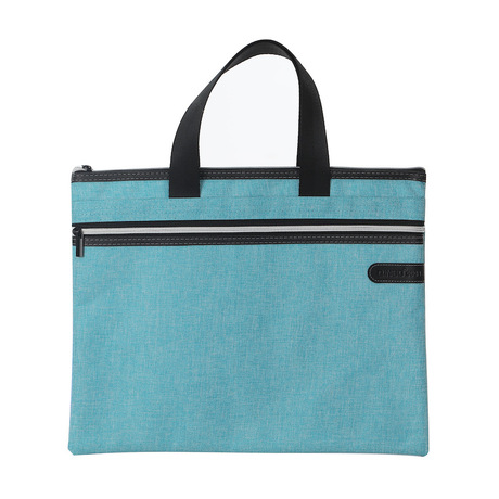 Canvas Bag Handbag Information Bag Business Zipper Multi-Layer Men&#039;s and Women&#039;s Office Bag Large Capacity Buggy Bag Briefcase