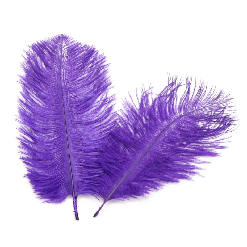 Supply Ostrich Feather 15-20cm Ostrich Feather Decorative Feather Net Red Wall Yiwu in Stock Wholesale Ostrich Hair