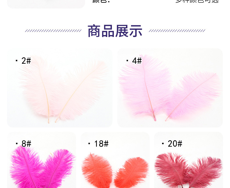 Supply Ostrich Feather 15-20cm Ostrich Feather Decorative Feather Net Red Wall Yiwu in Stock Wholesale Ostrich Hair Supply Ostrich Feather 15-20cm Ostrich Feather Decorative Feather Net Red Wall Yiwu in Stock Wholesale Ostrich Hair