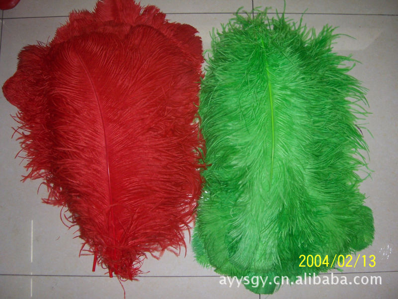 In Stock Wholesale 50/55 Length Ostrich Hair White Single Ostrich Hair