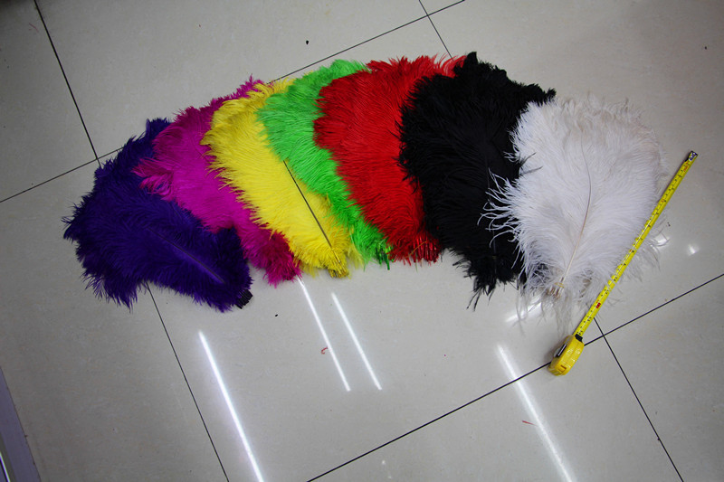 The sun feather manufacturers selling 12 natural color ostrich hair 15-20CM