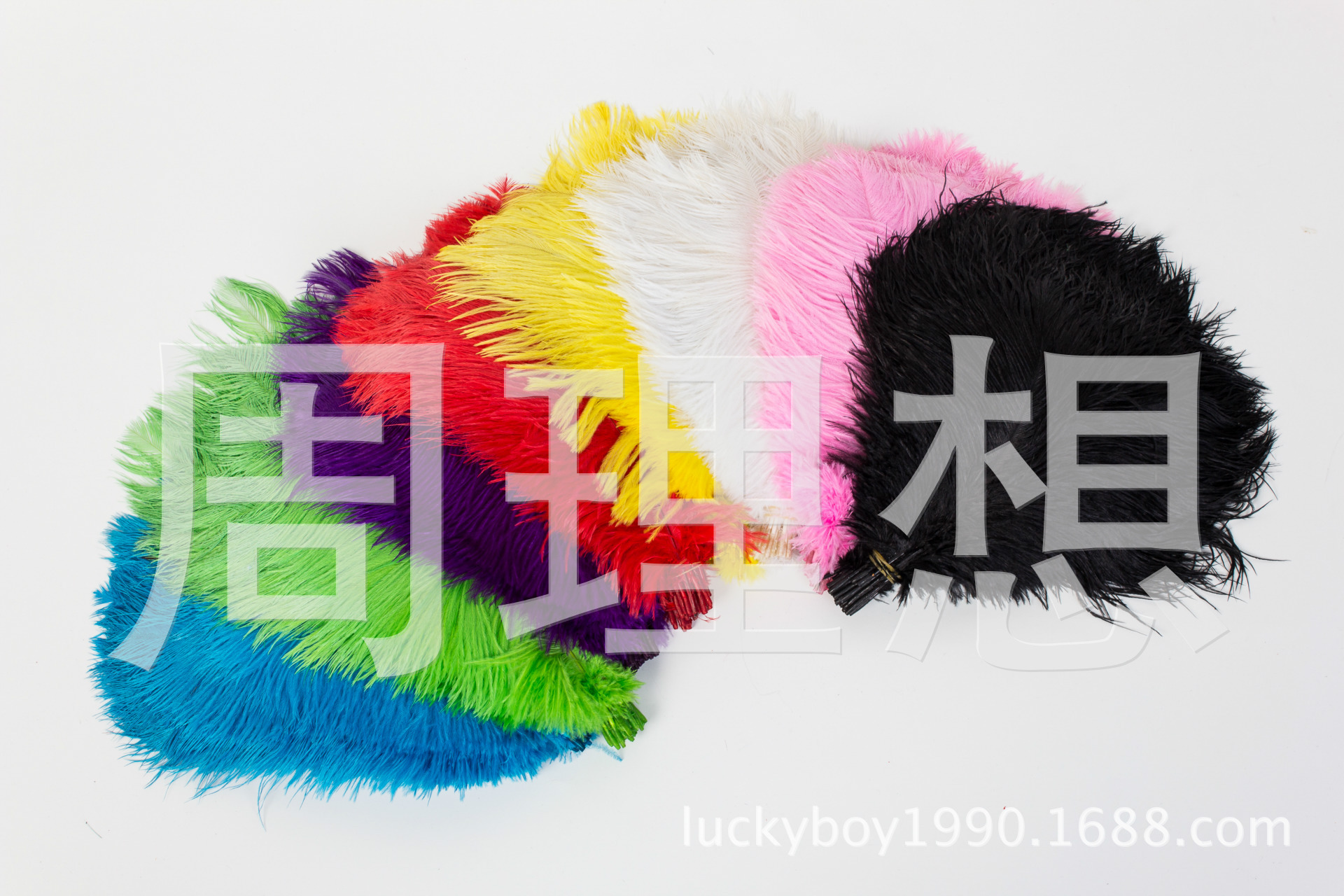 Manufacturers direct sales 25-30cm color ostrich hair wedding ostrich hair DIY accessories feathers spot