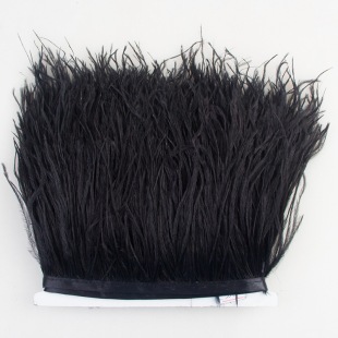 Manufacturer direct sale 13-15 cm bird hair silk plus cloth edge ostrich hair silk lace ostrich hair plus ribbon 2-150